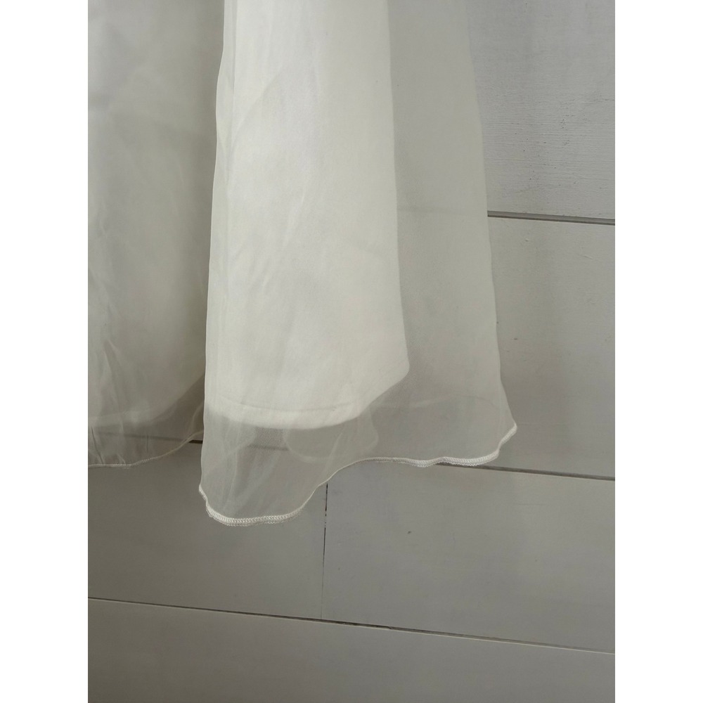 NWT Petal & Pup Anya White Halter Open Back Tulle Mini Dress Bridal US 2 - Picture 3 of 11